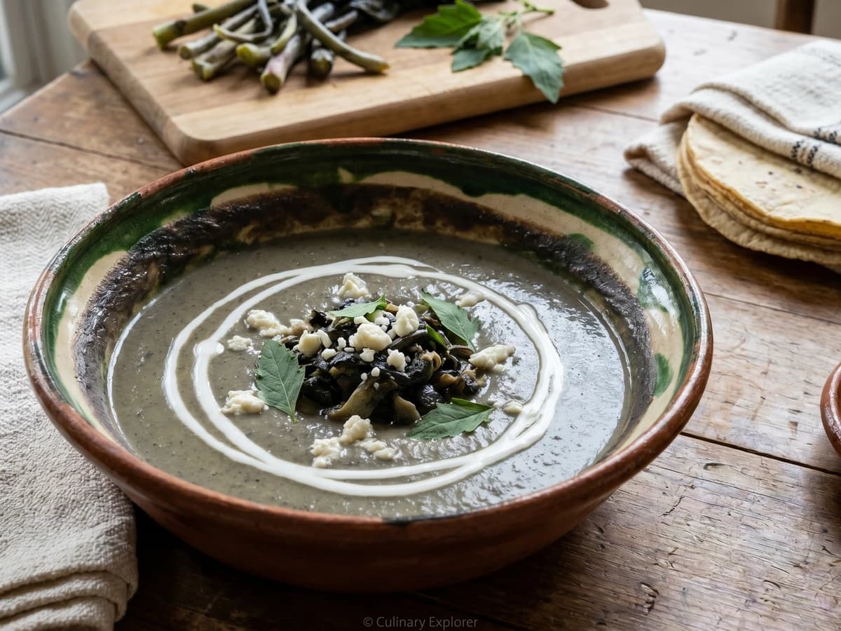 Crema de Huitlacoche - Chef Lupita