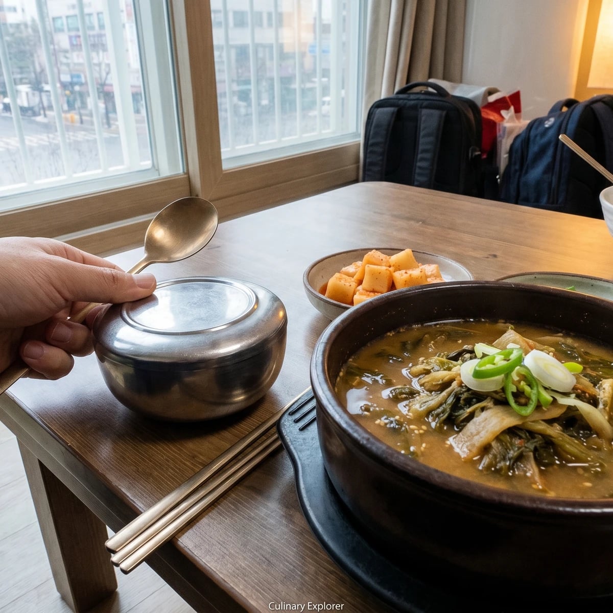Siraegi-guk (Dried Radish Green Soup)