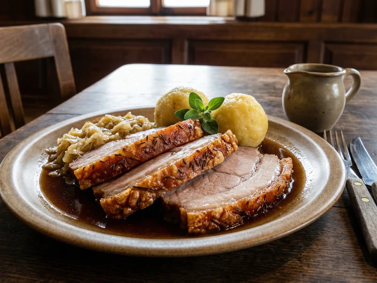 Schweinsbraten mit Kruste - Chef Elsa
