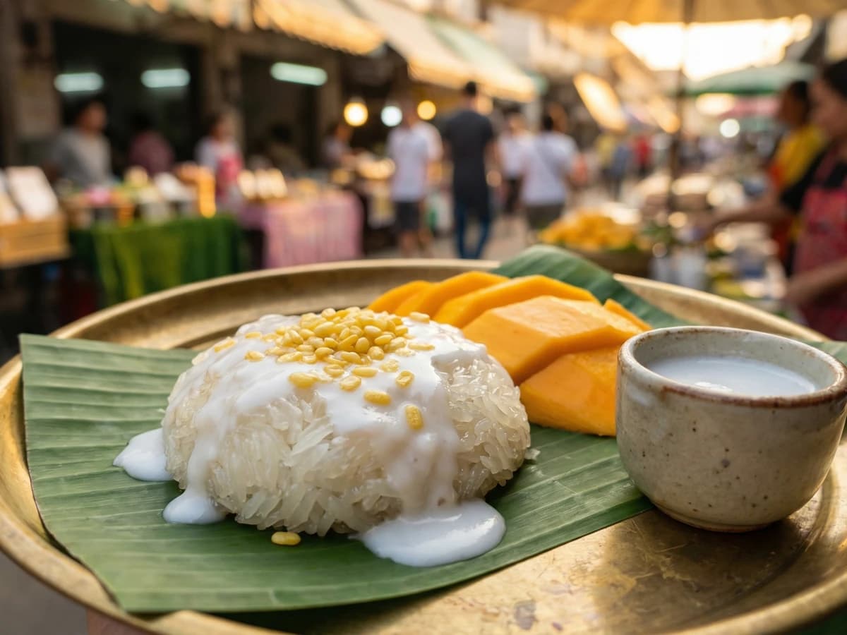 Mango Sticky Rice (Khao Niew Mamuang) - Chef Fai
