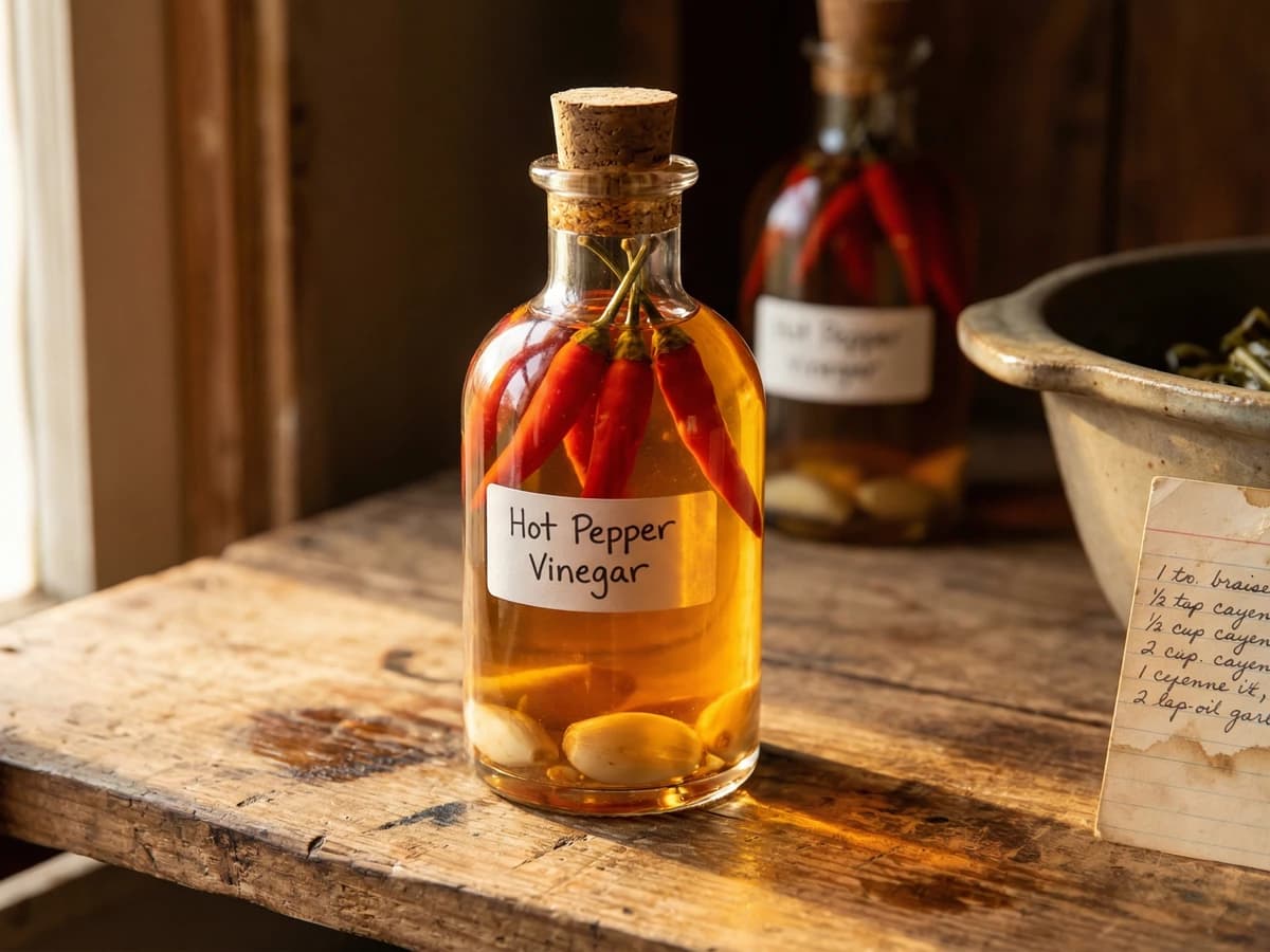 Hot Pepper Vinegar - Chef Remy