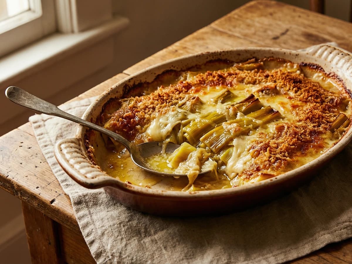 Porri Gratinati - Chef Graziella