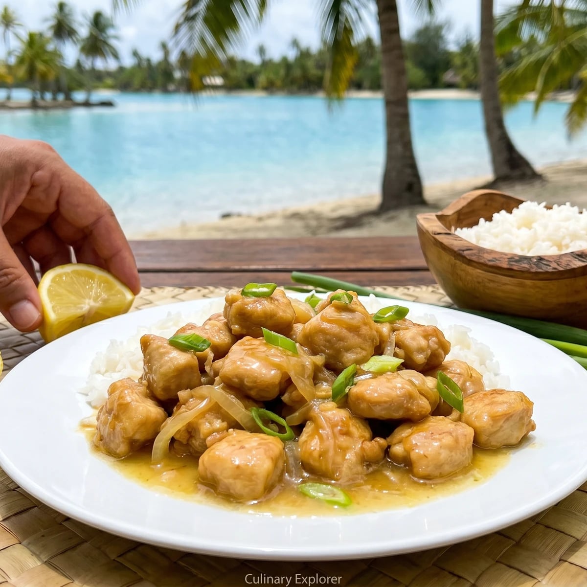 Poulet Citron (Tahitian Lemon Chicken)