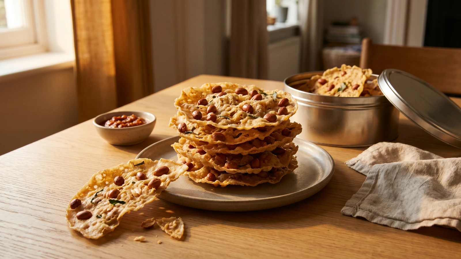 Rempejek Katjang (Indo-Dutch Peanut Fritters)