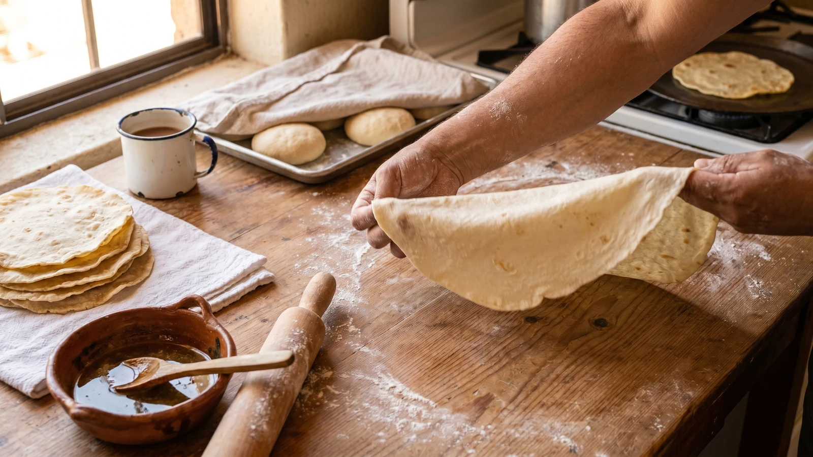 Tortillas Sobaqueras de Sonora