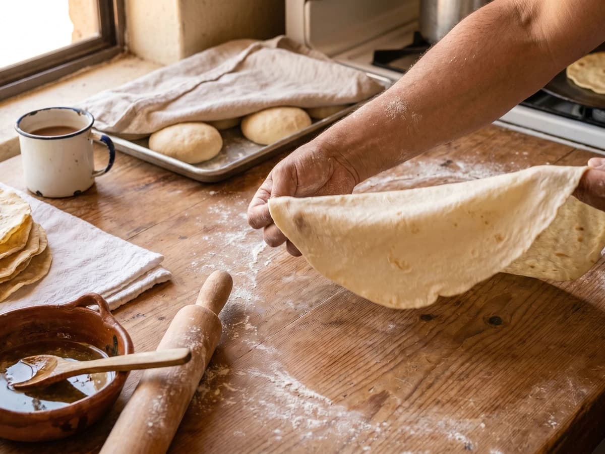 Tortillas Sobaqueras de Sonora - Chef Lupita