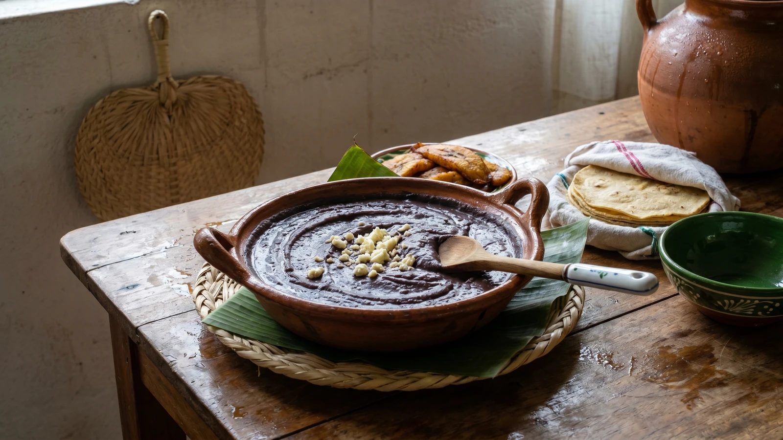 Veracruz Refried Black Beans (Frijoles Refritos Negros)