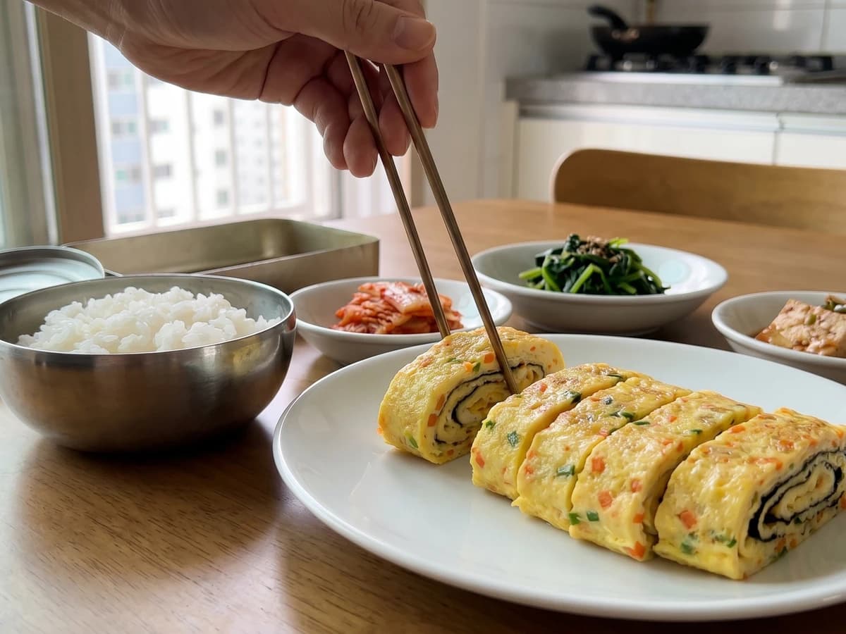 Gyeran-mari (Korean Rolled Omelet) - Chef Jeong-sun