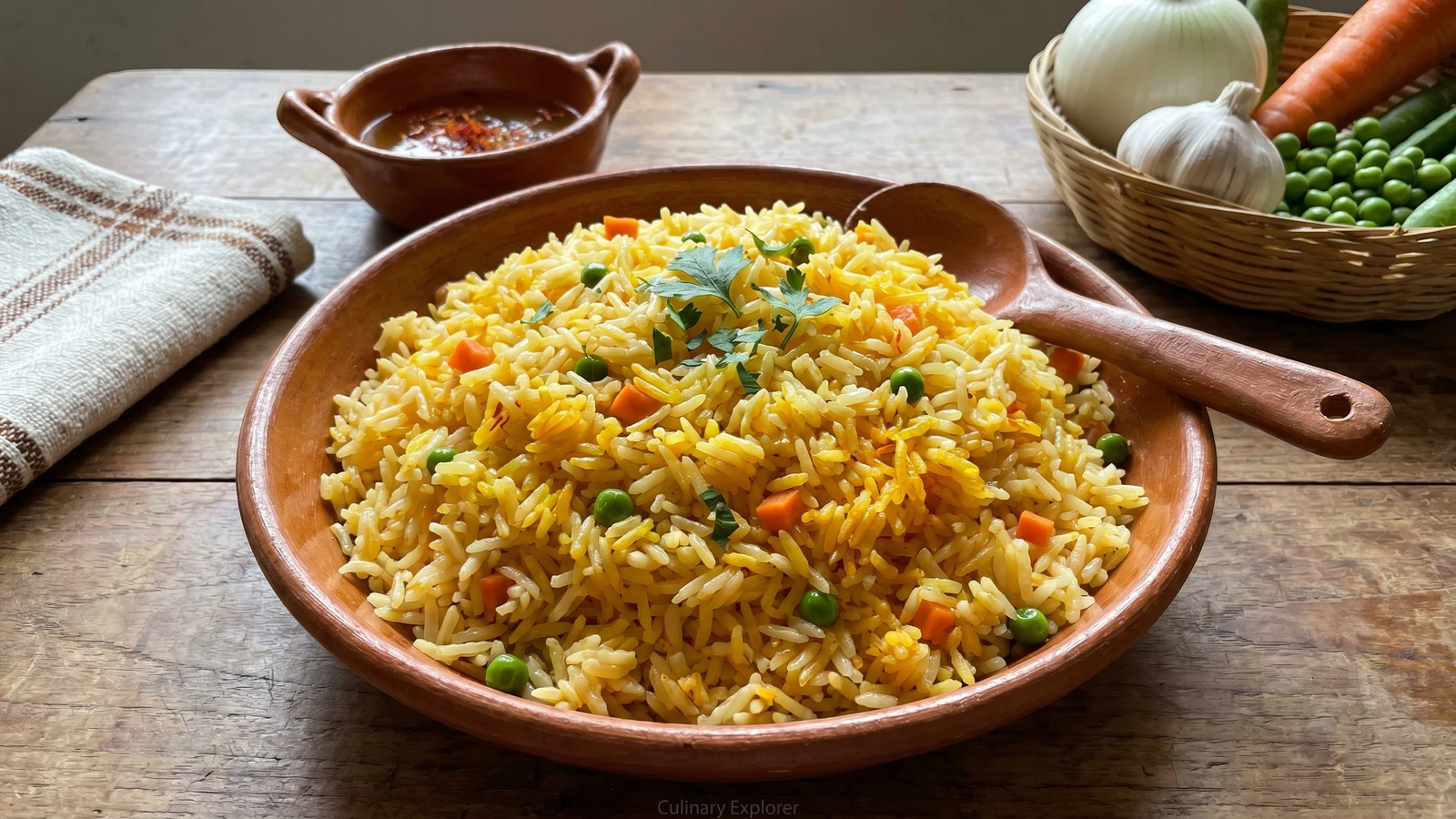 Arroz con Azafrán Comiteco
