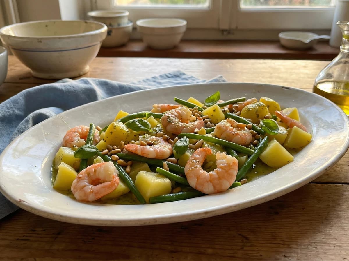 Insalata di Gamberi alla Ligure - Chef Graziella