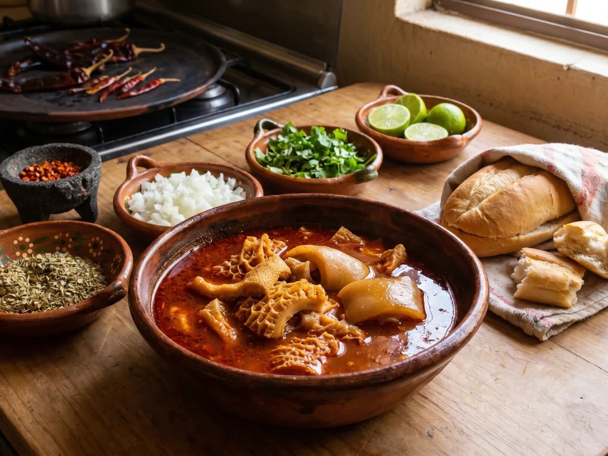 Jalisco Red Menudo (Menudo Tapatío) - Chef Lupita