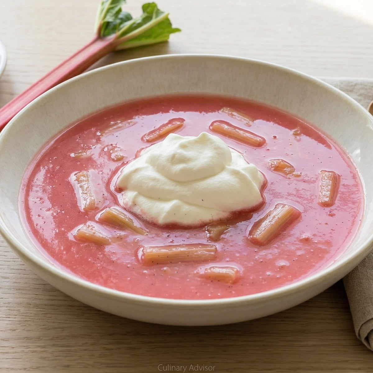 Rabarbersuppe