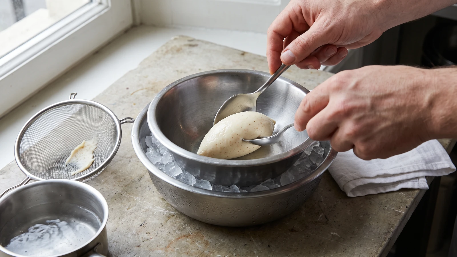Pike Forcemeat for Quenelles à la Lyonnaise