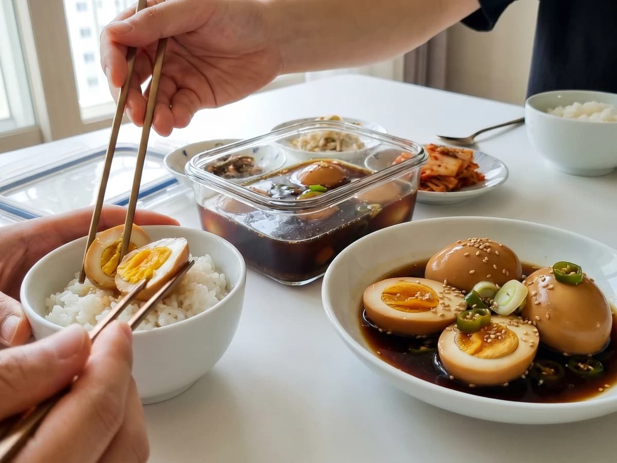Gyeran-jangjorim (Soy-Braised Eggs) - Chef Jeong-sun
