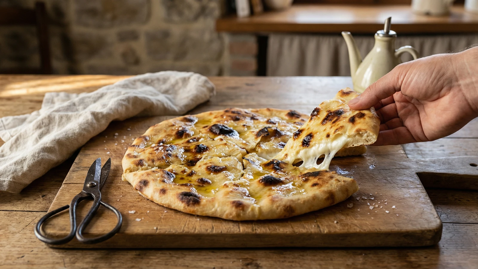 Focaccia di Recco col Formaggio