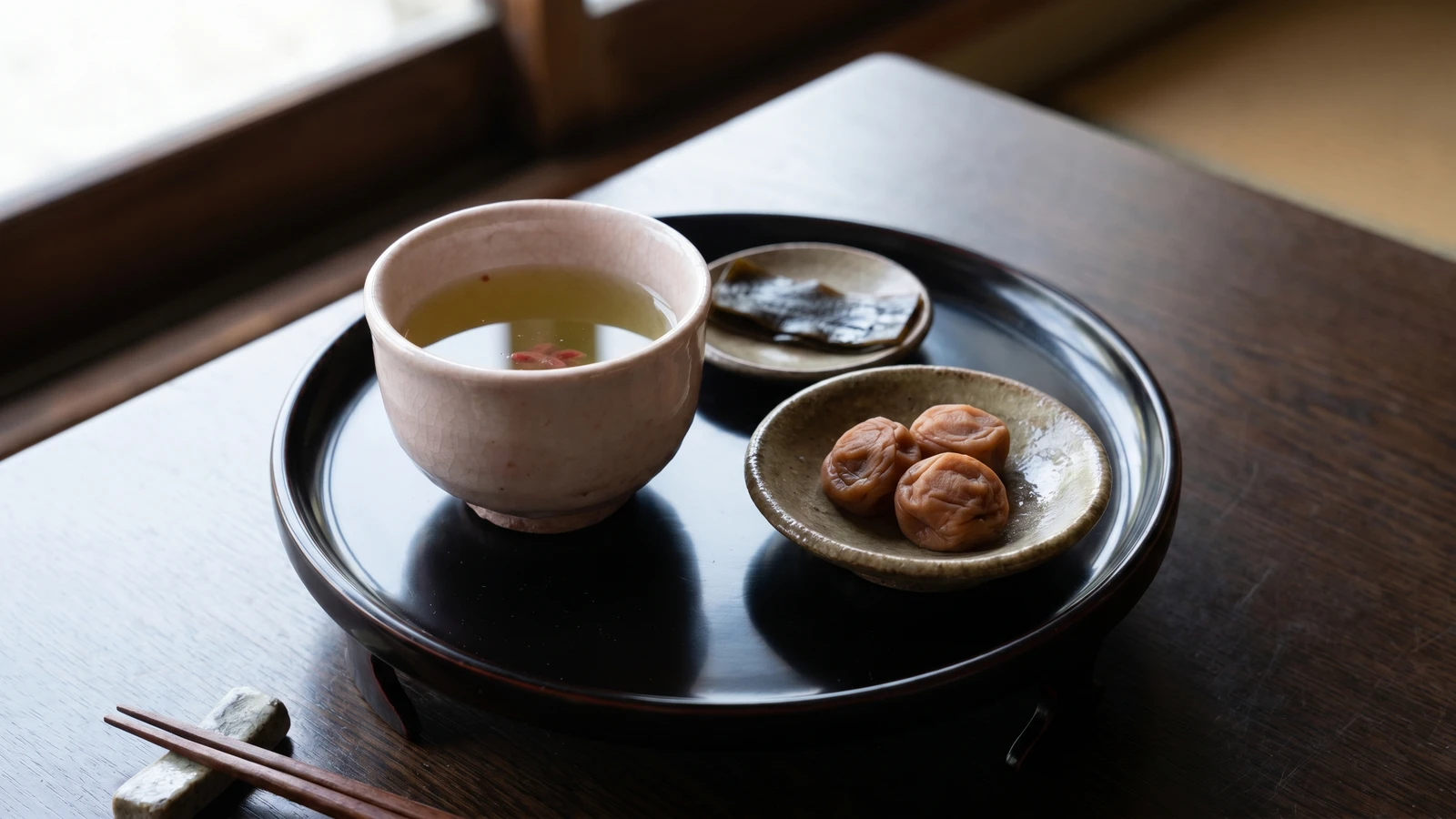 Ume Kombucha (梅昆布茶, plum-kelp tea)