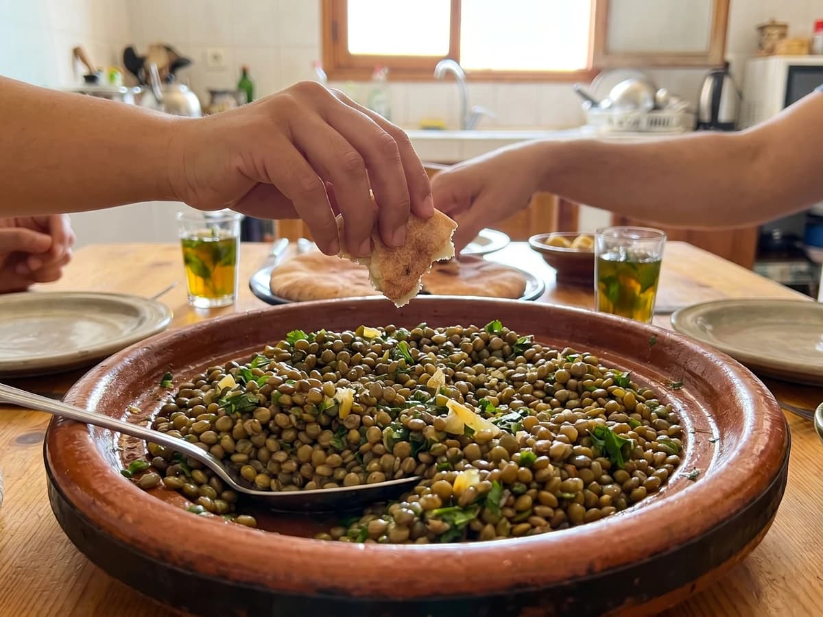 Salade de Lentilles - Chef Zohra