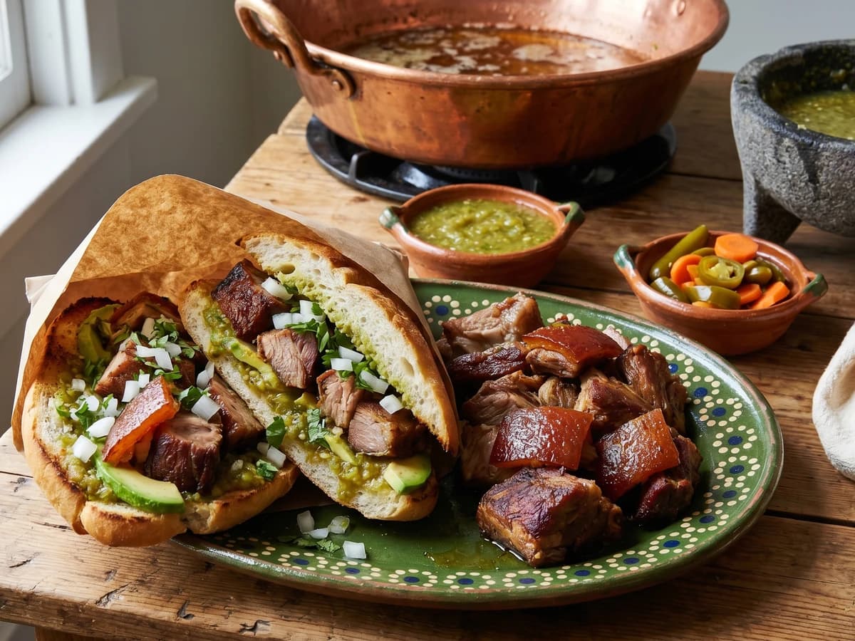 Michoacán Carnitas Torta - Chef Lupita