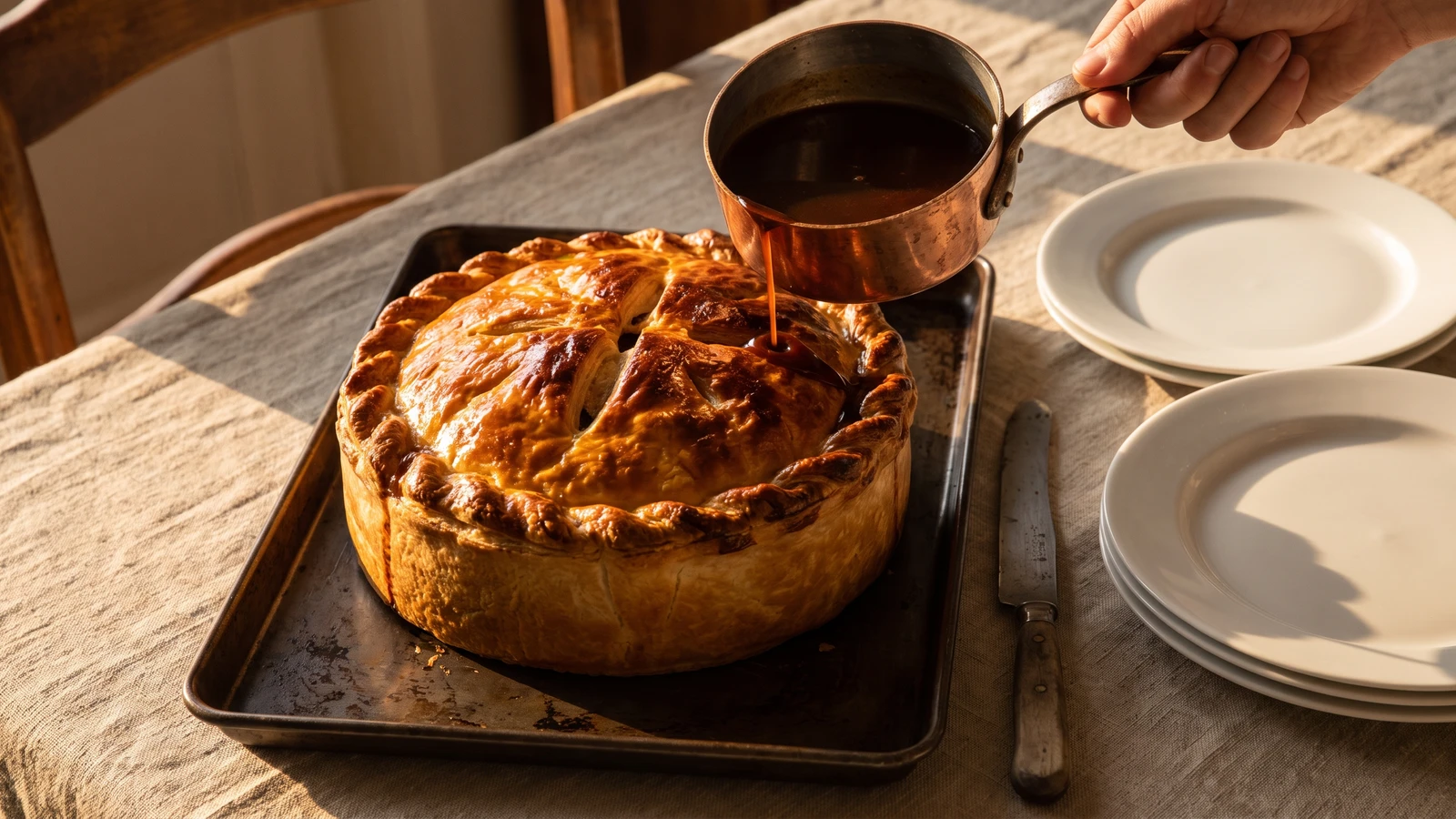 Tourte de Poussins à la Paysanne