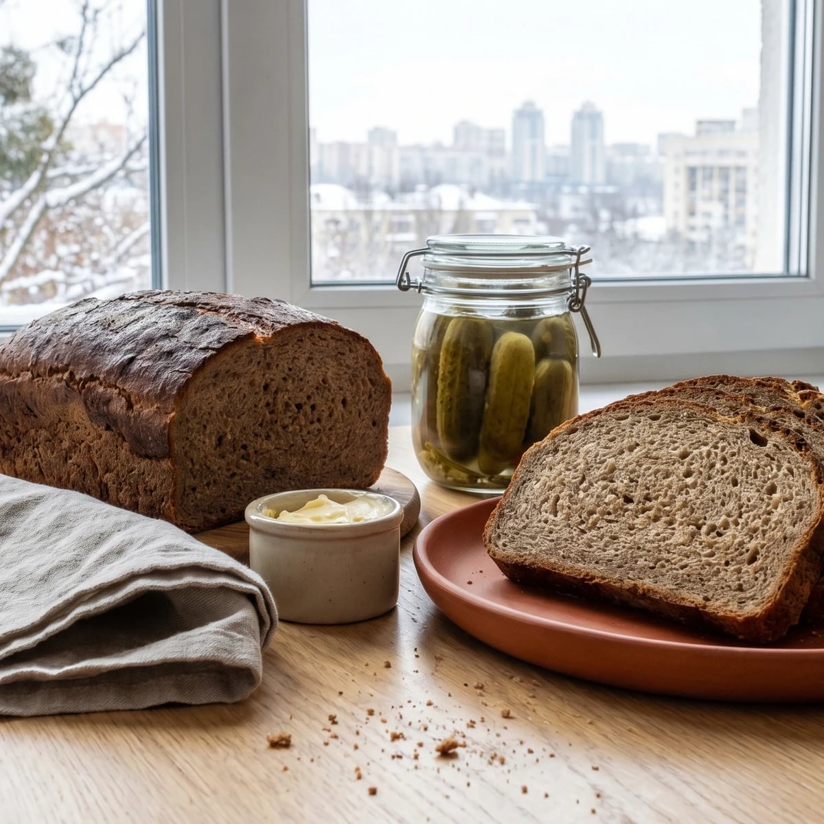 Darnytskyi Khlib (дарницький хліб, rye-wheat sourdough)
