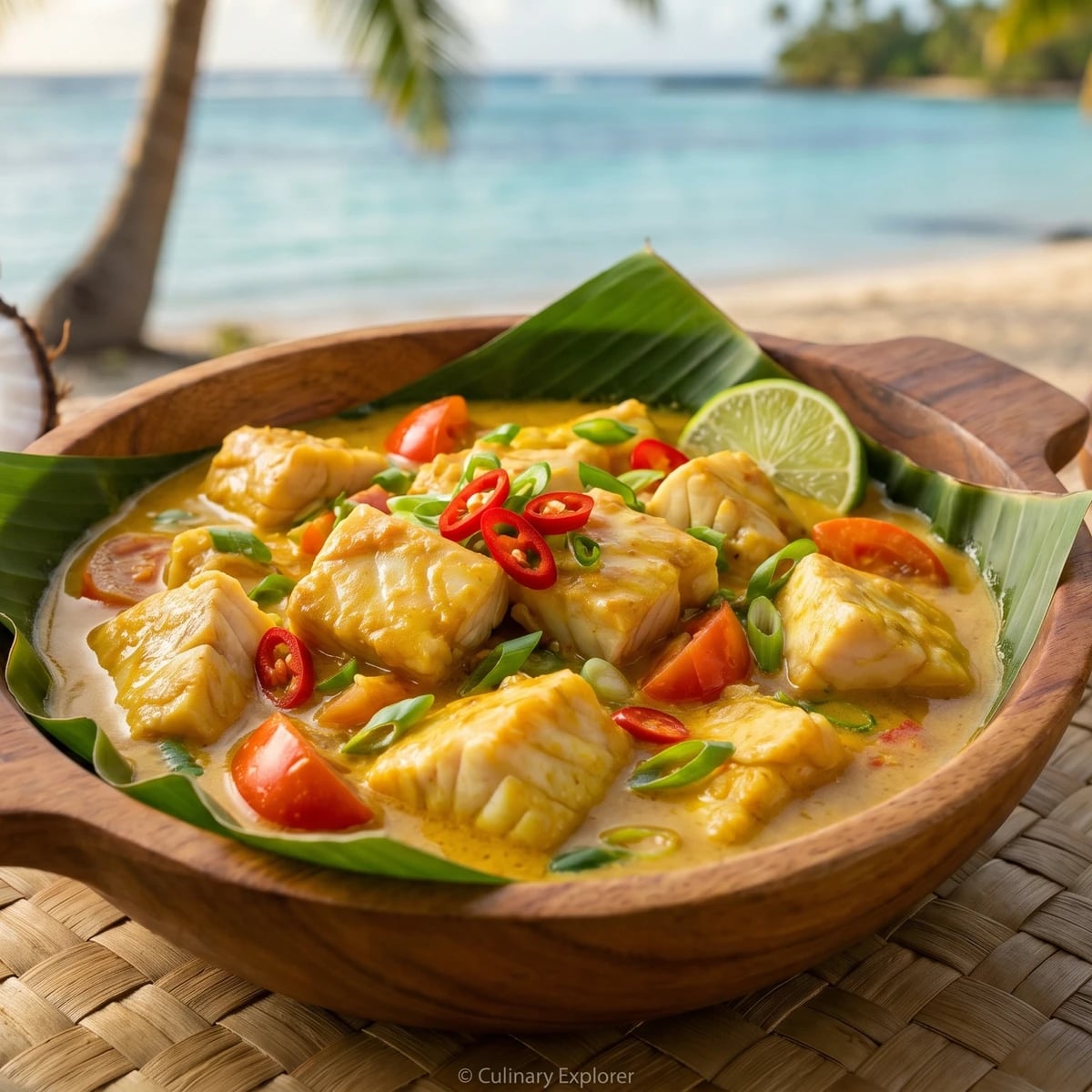 Kari Ika (Cook Islands Coconut Fish Curry)