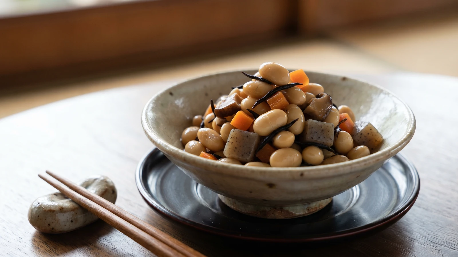 Simmered Soybeans (五目豆, Gomoku-mame)