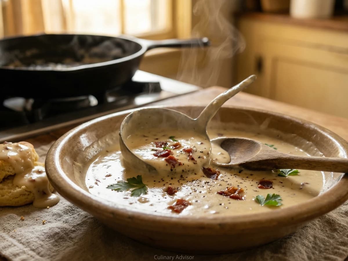 Tasso Cream Gravy - Chef Remy