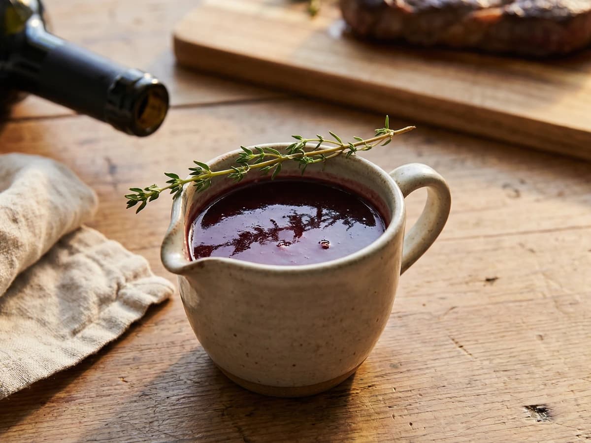 Simple Red Wine Reduction - Chef Ally