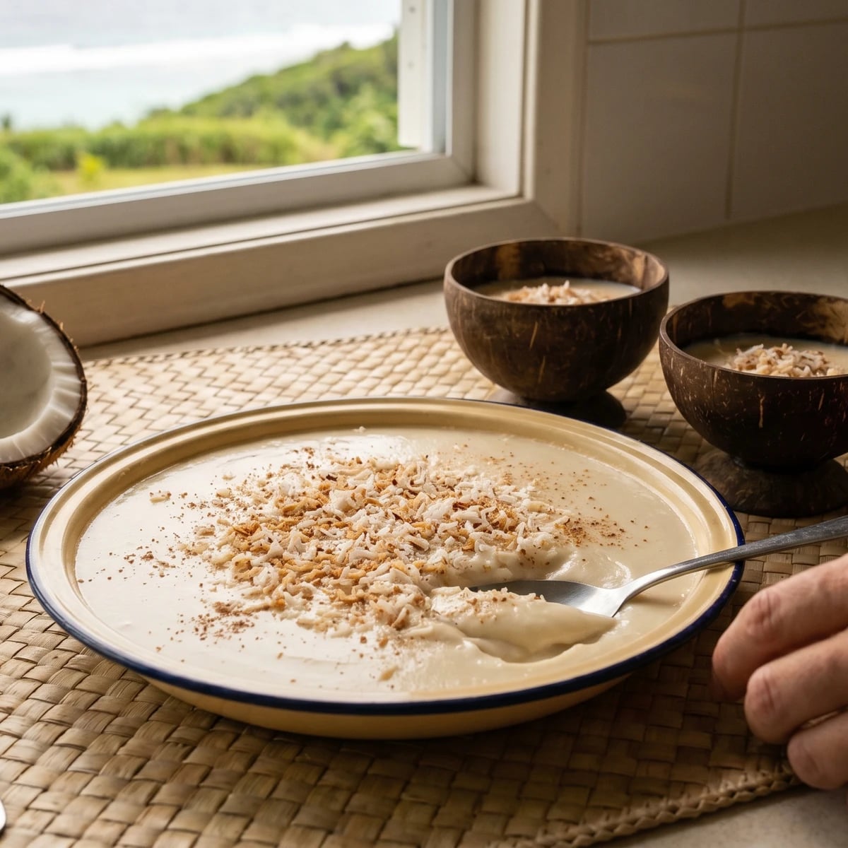 Niu (Coconut) Custard from the Cook Islands