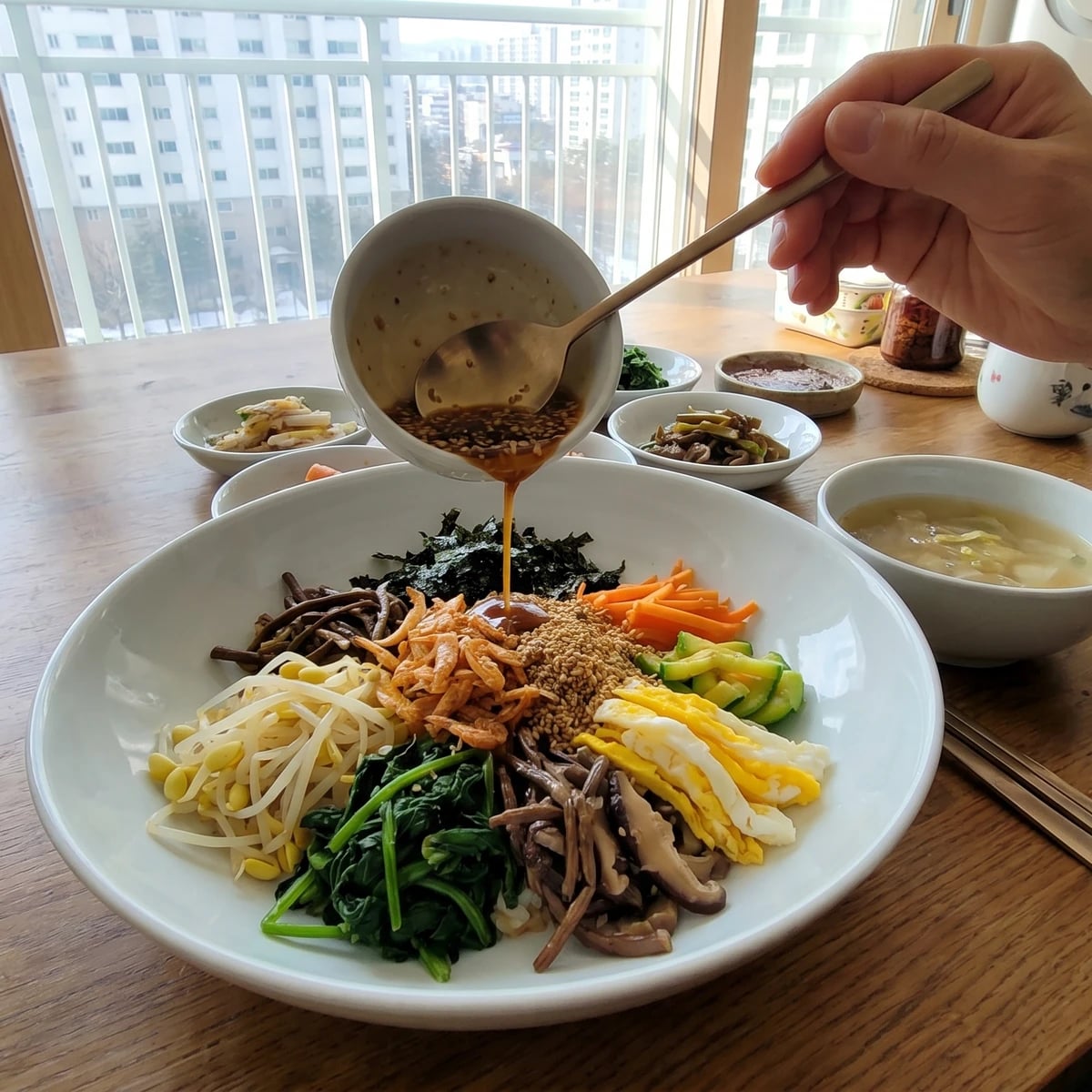 Haeju Bibimbap (해주비빔밥, Haeju Mixed Rice)