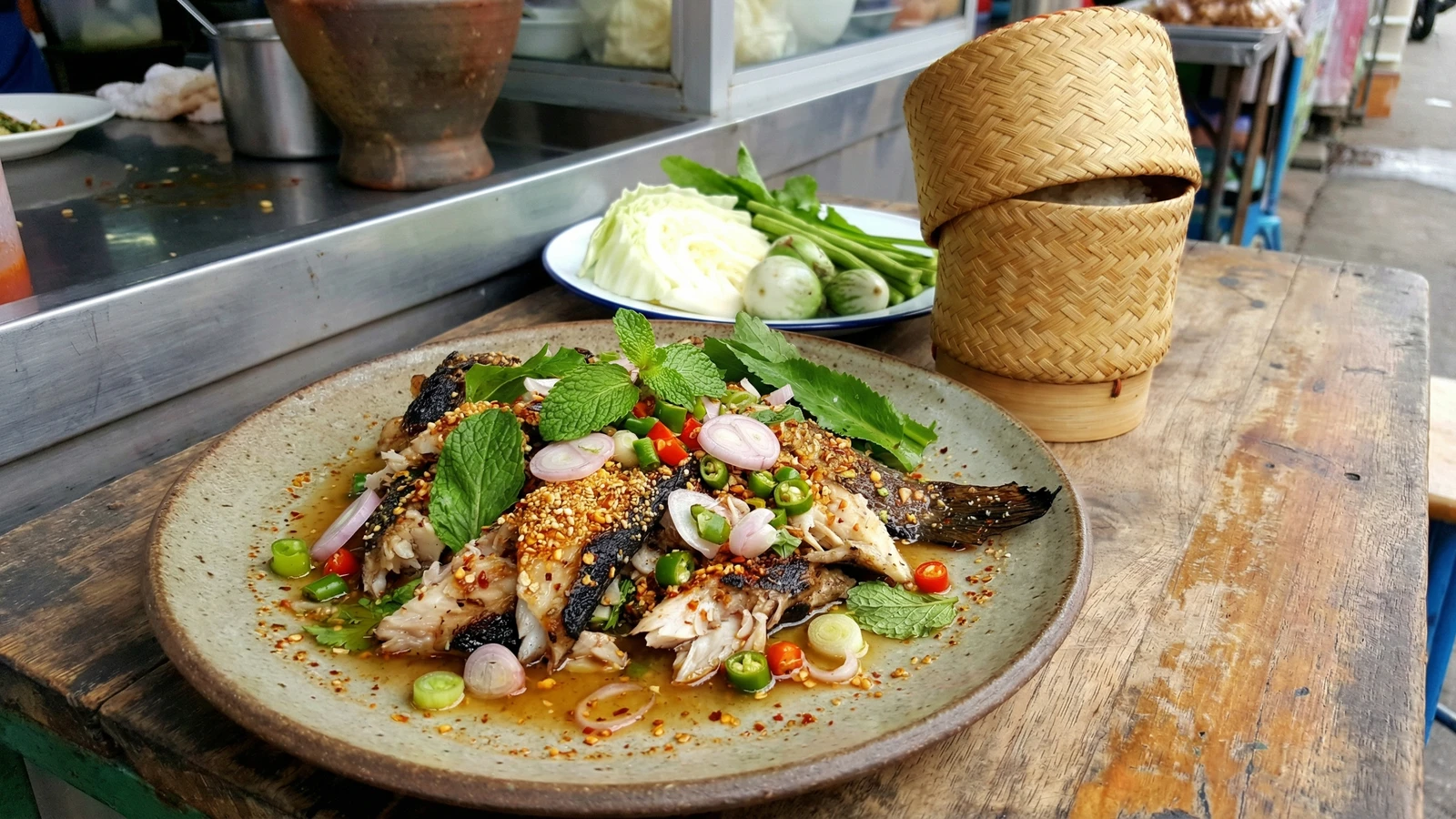 Isan Catfish Larb (Larb Pla Duk)
