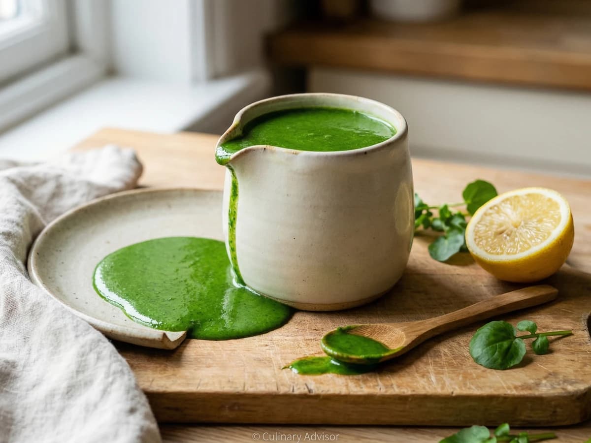 Watercress Sauce - Chef Thomas