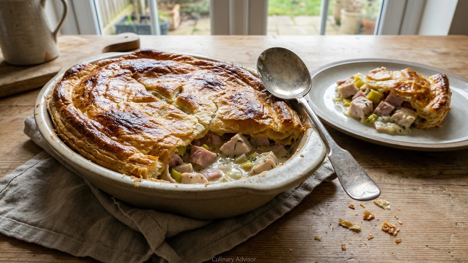 Turkey and Ham Pie