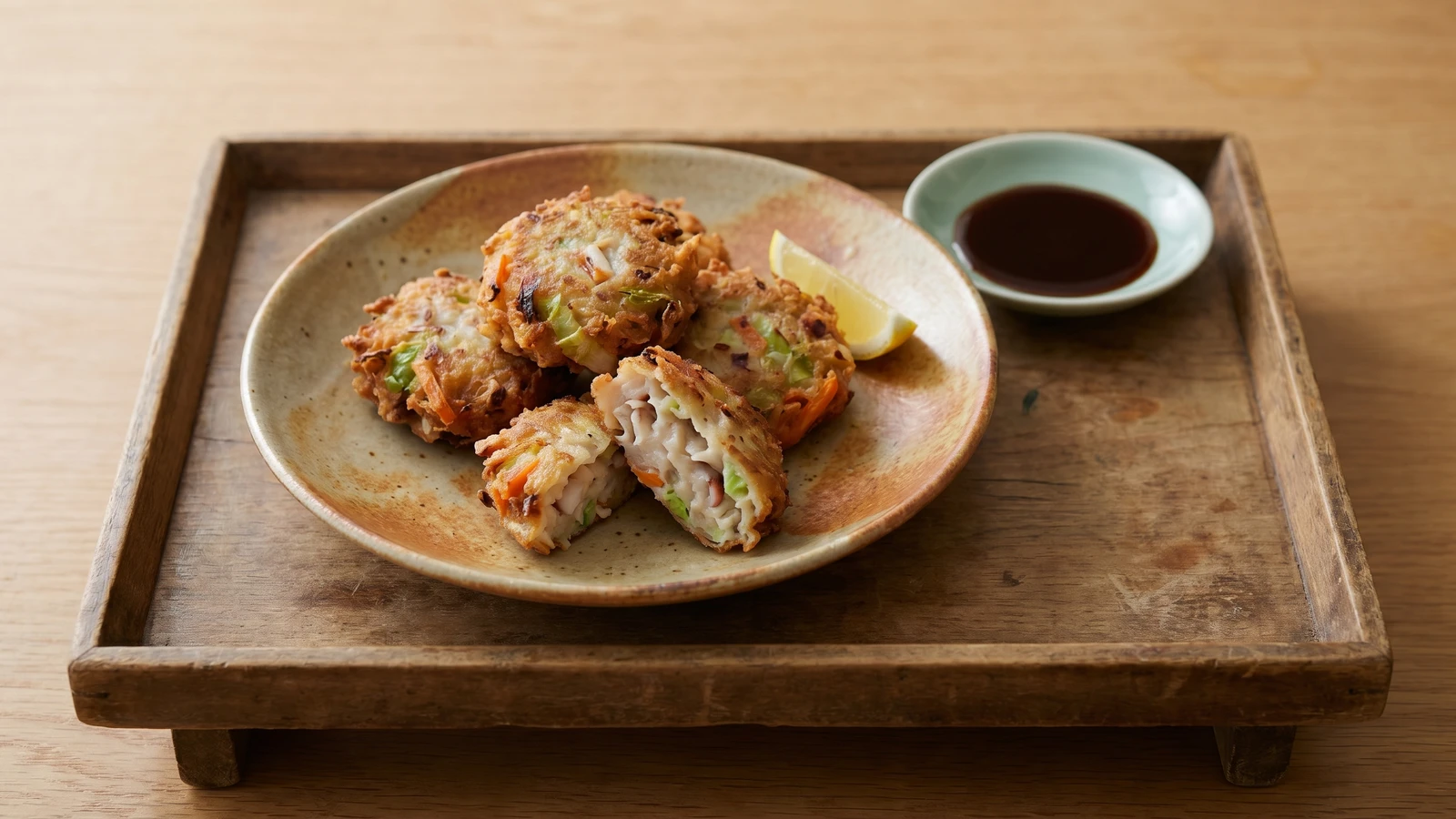 Aomori Squid Patties (イカメンチ, Ika-menchi)