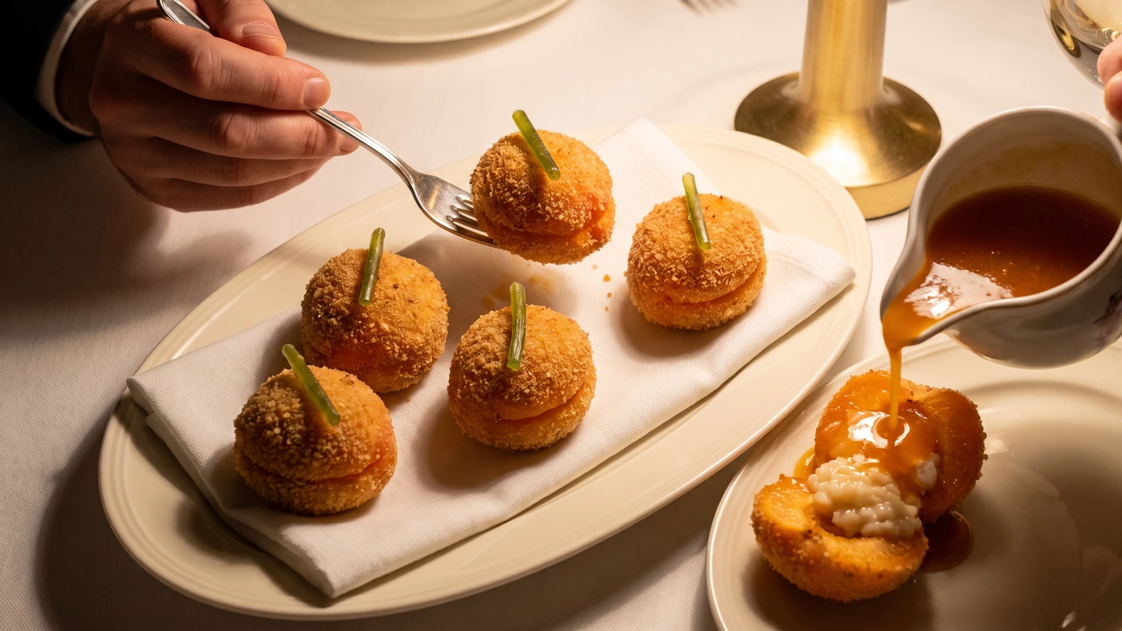 Apricots à la Colbert