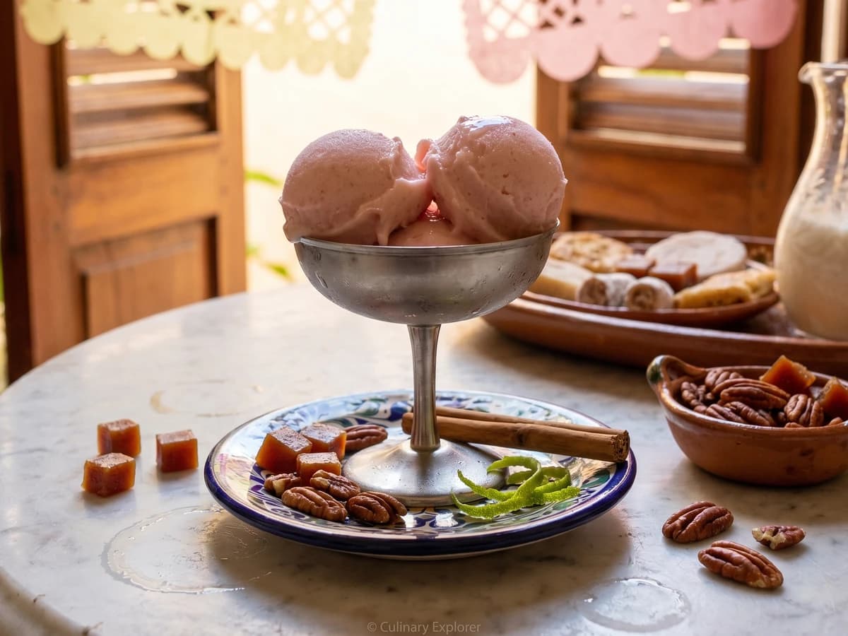 Sorbete de Crema Morisca Yucateco - Chef Lupita
