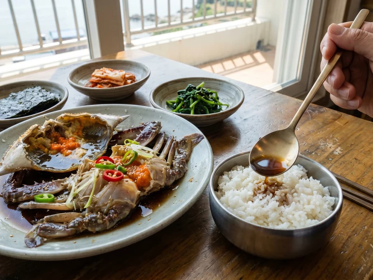 Ganjang-gejang (Soy-Marinated Raw Crab) - Chef Jeong-sun
