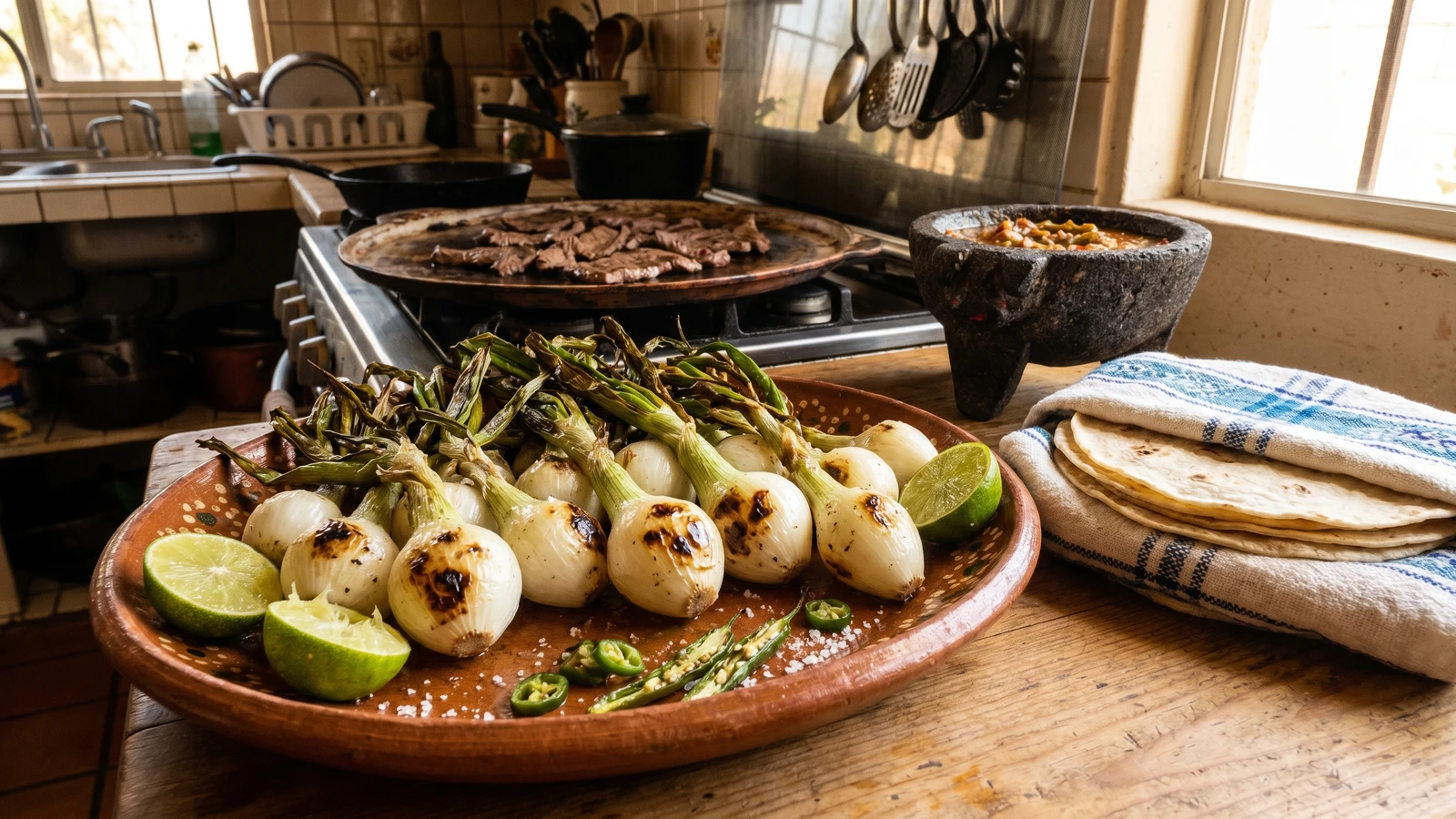 Cebollitas Asadas Sonorenses