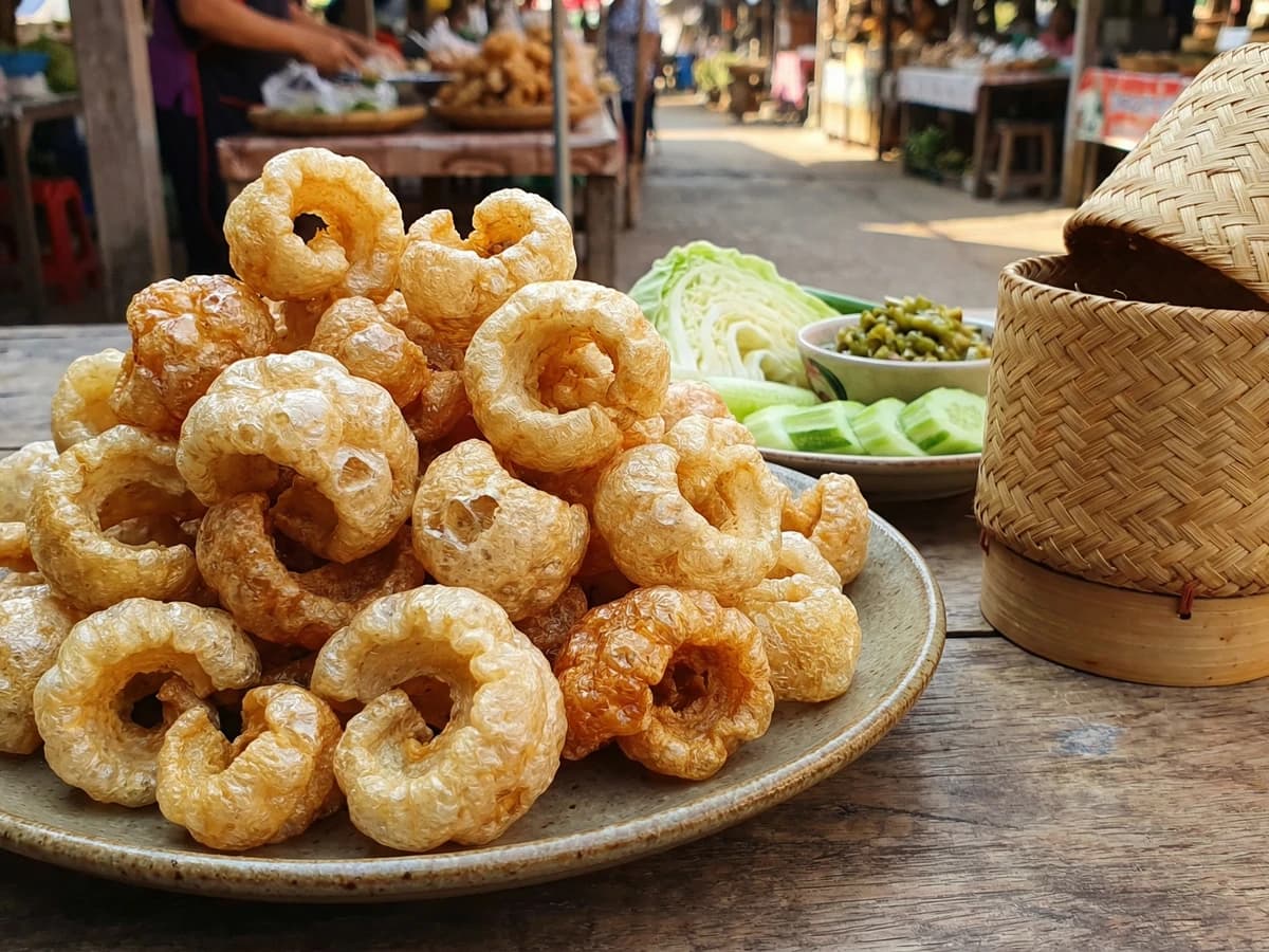 Northern Pork Rinds (Kab Moo) - Chef Fai