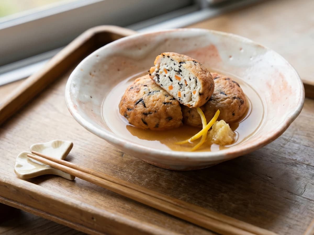 Ganmodoki (がんもどき, Hiryōzu) - Chef Takumi