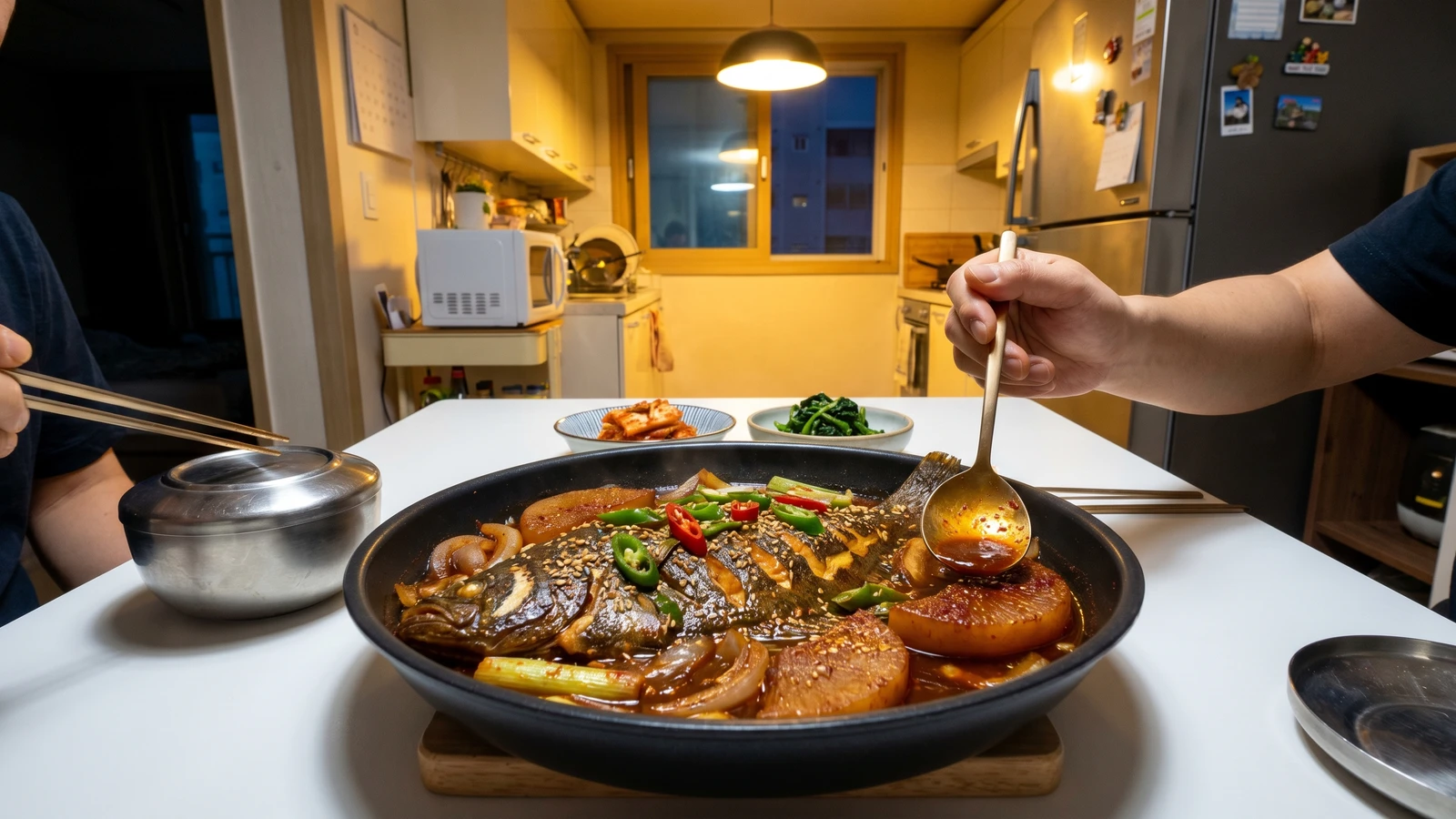 Gajami-jorim (Braised Flounder)