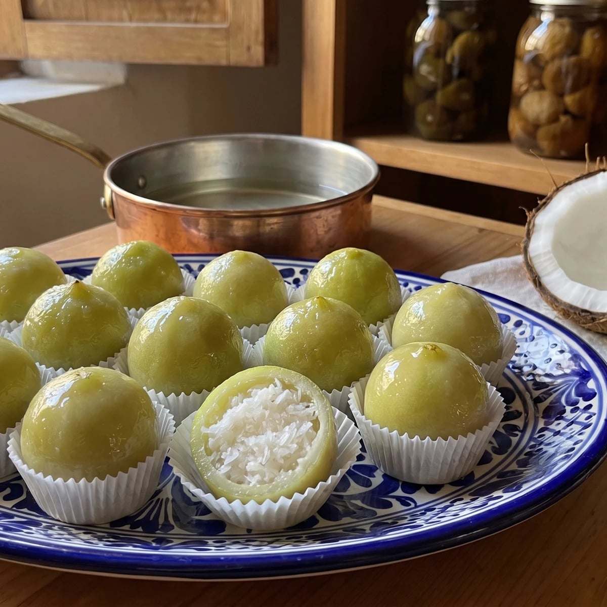 Limas Rellenas de Coco