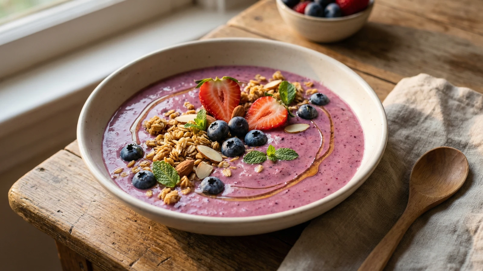 Seasonal Berry Smoothie Bowl