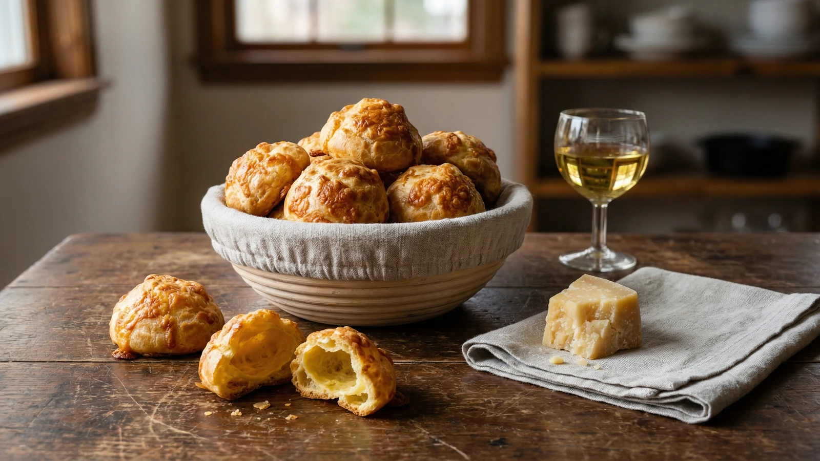 Gougères with Gruyère
