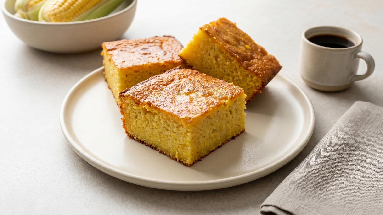 Bolo de Milho Verde Cremoso