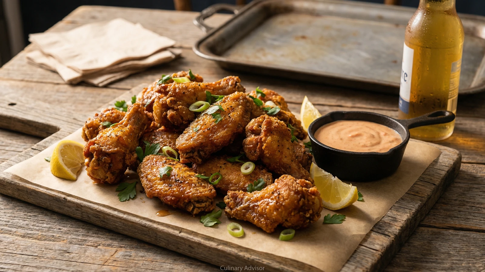 Sweet Tea Brined Wings with Comeback Sauce