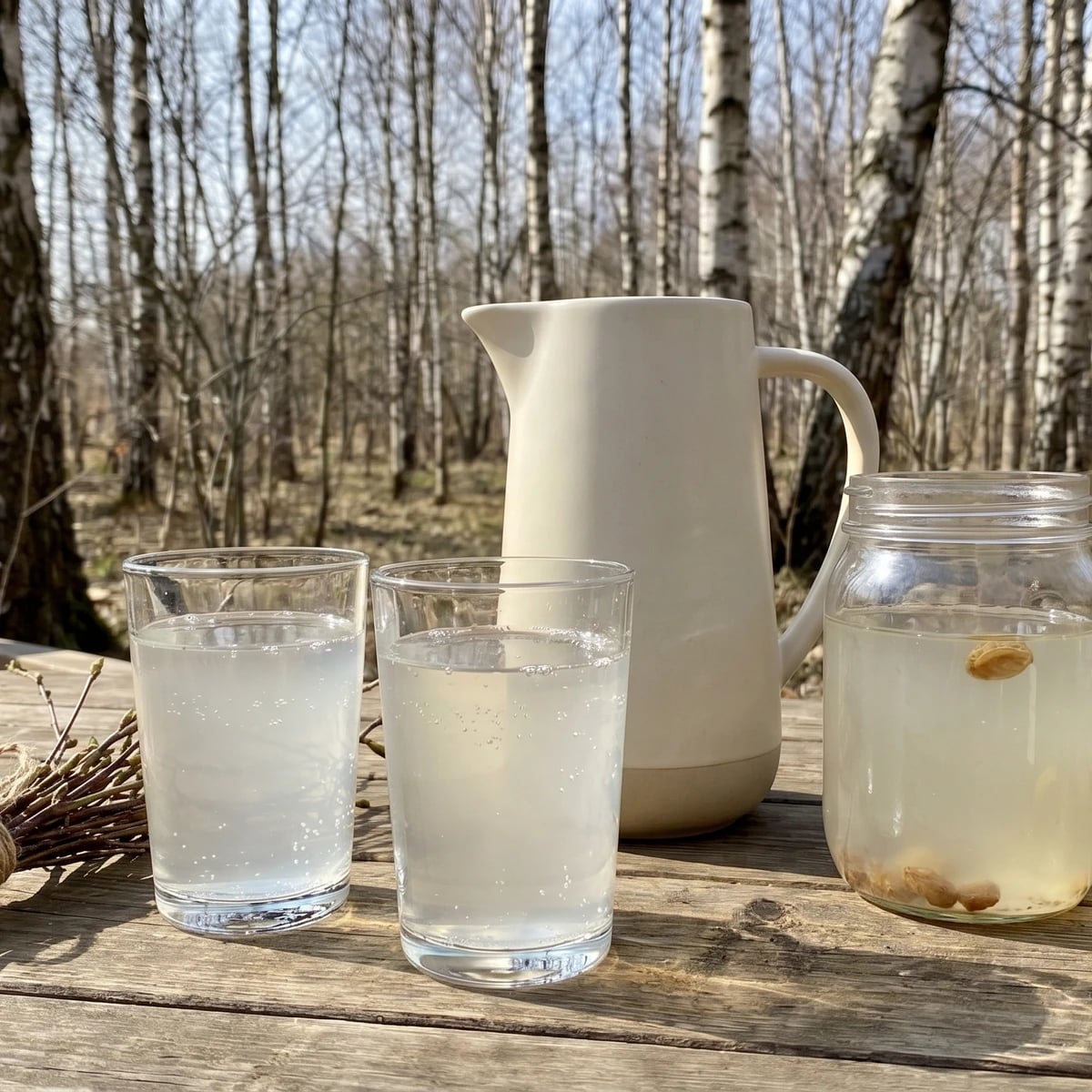 Berezovyi Sik (березовий сік, birch sap drink)