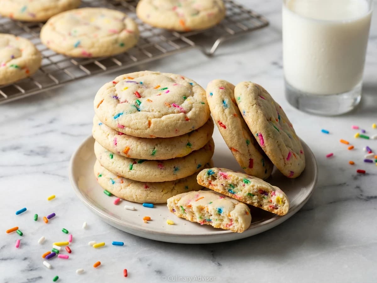 Birthday Cake Cookies - Chef Dean