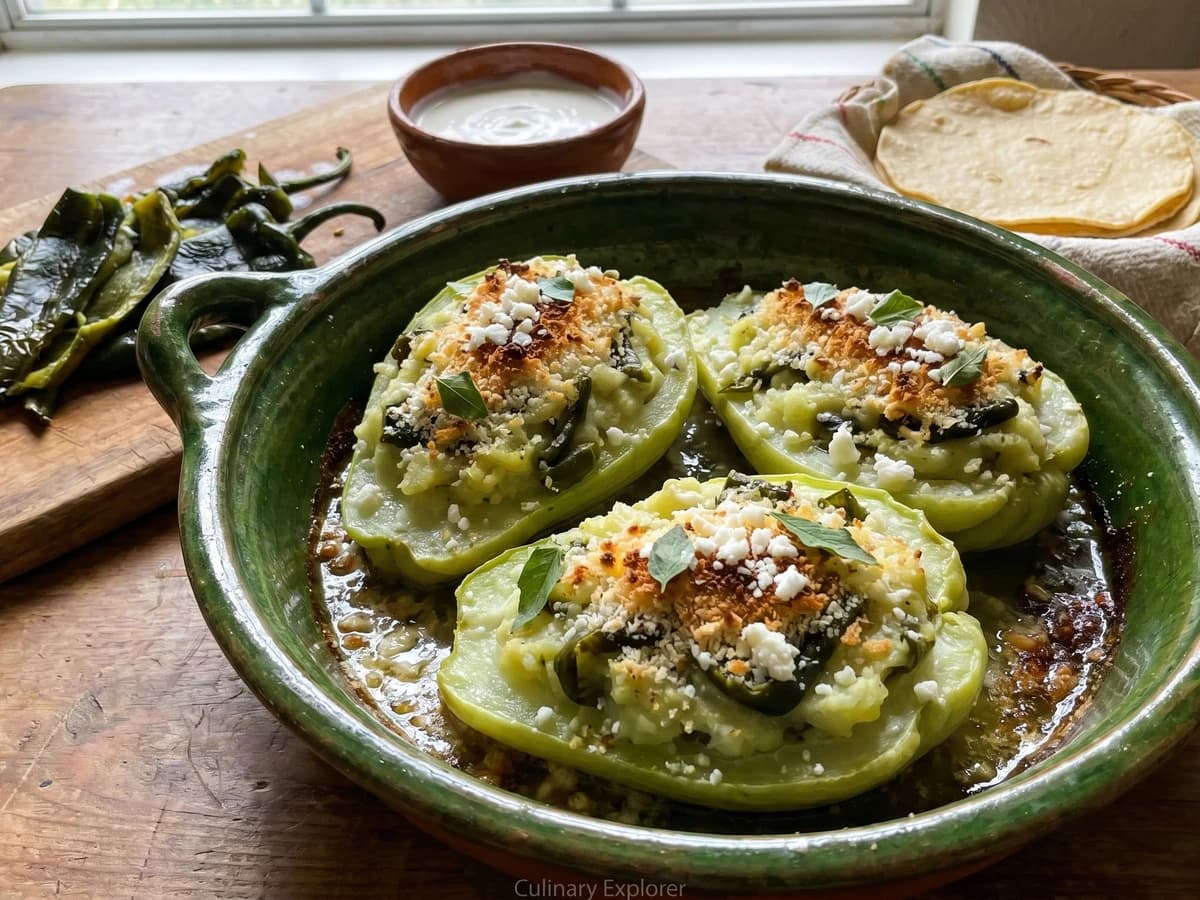 Chayotes Rellenos Michoacanos - Chef Lupita