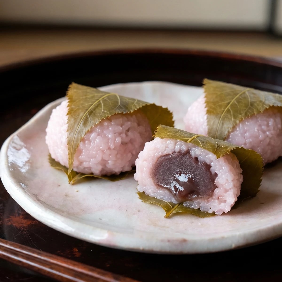 Kansai-Style Sakuramochi (関西風桜餅, Dōmyōji)
